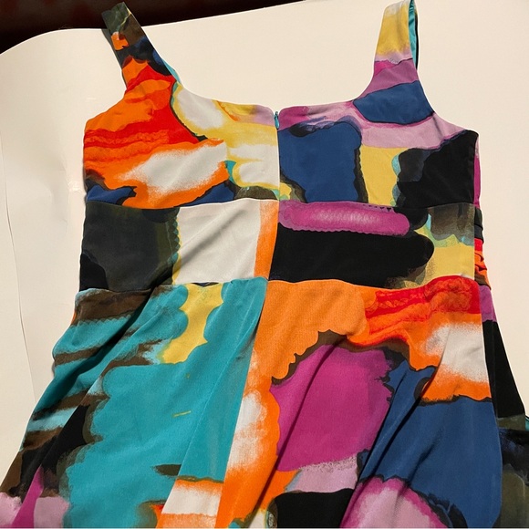 Bisou Bisou Watercolor Sleeveless Dress - Picture 5 of 5